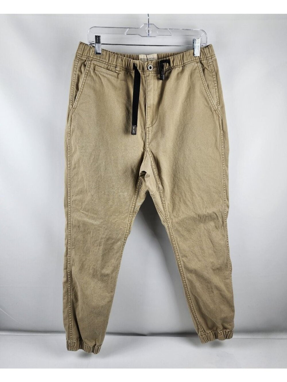Denim Supply Ralph Lauren Pants Mens Medium Tan Vintage Belted Jogger (32x30)